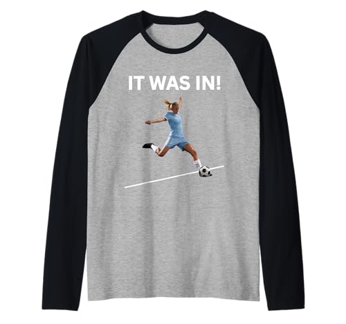 Lustiger Fußballspieler für Mädchen und Damen, Fußball-Humor Raglan von Funny Girls Womens Soccer Players Sideline Support