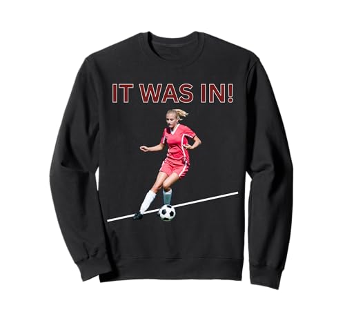 Lustiger Fußballspieler für Mädchen und Damen, Fußball-Humor Sweatshirt von Funny Girls Womens Soccer Players Sideline Support