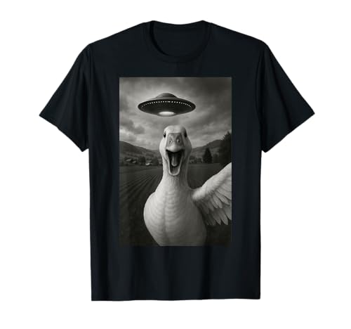 Lustiges Gans-Selfie mit Alien-UFO für Jungen, Männer, Frauen, Kinder T-Shirt Lustiges Gans-Selfie mit Alien-UFO für Jungen, Männer, Frauen, Kinder T-Shirt von Funny Goose Selfie Graphic Tees Apparel