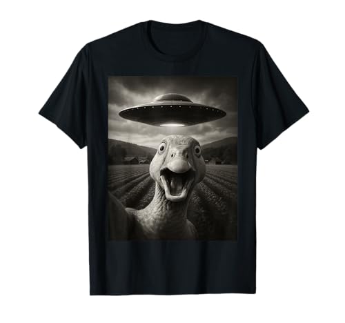 Goose Selfie mit Alien UFO Lustige Gans für Männer Frauen Kinder T-Shirt Goose Selfie mit Alien UFO Lustige Gans für Männer Frauen Kinder T-Shirt von Funny Goose Selfie with Alien UFO Graphic Costume