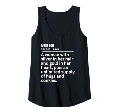 Damen Funny Bubbie Humorvolle Definition Oma Tank Top Damen Funny Bubbie Humorvolle Definition Oma Tank Top von Funny Grandma Humor Tees