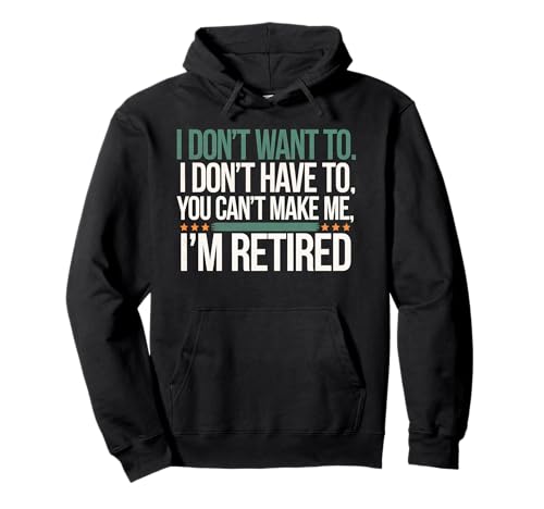 Lustiges Ruhestandsgeschenk für Männer und Frauen Pullover Hoodie von Funny Graphic Tees For Women and Men