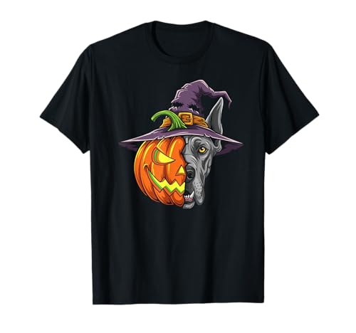 Dogge Kürbis Jack O Laterne Halloween Kinder Herren Damen T-Shirt Dogge Kürbis Jack O Laterne Halloween Kinder Herren Damen T-Shirt von Funny Great Dane Lovers Halloween Pumpkin Outfits