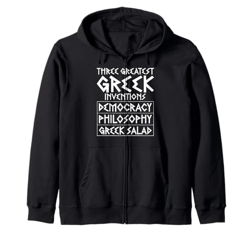 Lustige griechische Erfindungen, griechischer Salat, geeignet für Männer und Frauen. Kapuzenjacke Lustige griechische Erfindungen, griechischer Salat, geeignet für Männer und Frauen. Kapuzenjacke von Funny Greek Meme Greek Salad Products