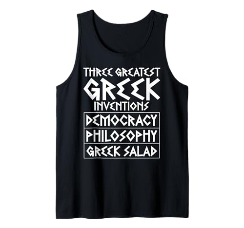 Lustige griechische Erfindungen, griechischer Salat, geeignet für Männer und Frauen. Tank Top Lustige griechische Erfindungen, griechischer Salat, geeignet für Männer und Frauen. Tank Top von Funny Greek Meme Greek Salad Products