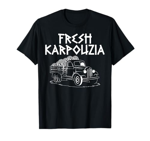 Lustige griechische Karpouzia Wassermelone Karpouzas für Männer und Frauen T-Shirt Lustige griechische Karpouzia Wassermelone Karpouzas für Männer und Frauen T-Shirt von Funny Greek Meme Pride Products