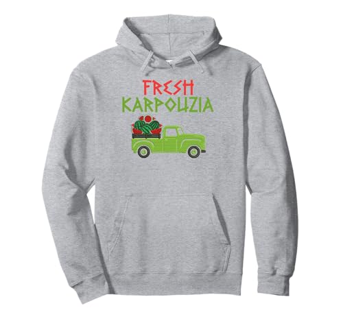 Frische Karpouzia Griechische Wassermelone für Männer Frauen Pullover Hoodie von Funny Greek Pride Products