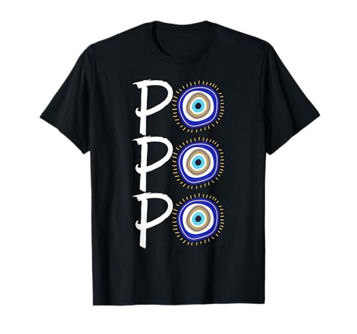 Po Po Po Griechischer Ausdruck für Männer Frauen T-Shirt von Funny Greek Pride Products