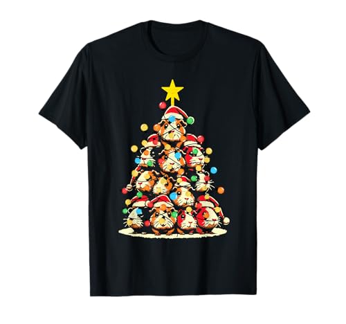 Funny Guinea Pig Christmas Tree Holiday Co. Meerschweinchen Weihnachtsbaum Merry Pigmas T-Shirt Damen Unisex-Erwachsene Unisex-Kinder Schwarz Klein Klassisch Crew-Ausschnitt Pull-On 1 Count Funny Guinea Pig Christmas Tree Holiday Co. Meerschweinchen Weihnachtsbaum Merry Pigmas T-Shirt Damen Unisex-Erwachsene Unisex-Kinder Schwarz Klein Klassisch Crew-Ausschnitt Pull-On 1 Count von Funny Guinea Pig Christmas Tree Holiday Co.