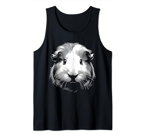 Fingerabdruck-Stil – Meerschweinchen, Papa Mama Tank Top Fingerabdruck-Stil – Meerschweinchen, Papa Mama Tank Top von Funny Guinea Pig Gift for Men & Women
