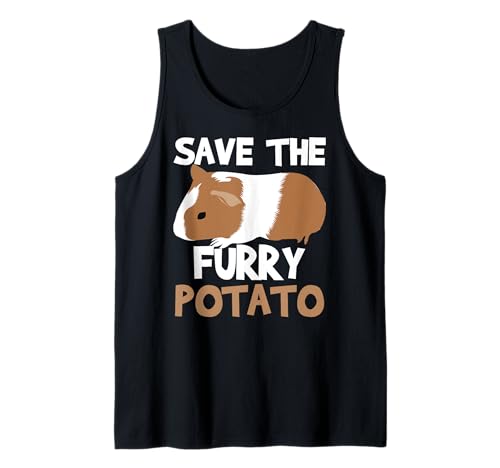 Save Furry Potato Lustiges Meerschweinchen-Liebhaber, Mutter, Frauen, Mädchen Tank Top Save Furry Potato Lustiges Meerschweinchen-Liebhaber, Mutter, Frauen, Mädchen Tank Top von Funny Guinea Pig Lover Apparel For Mom Women Girls
