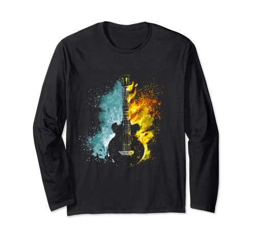 Cooles E-Akustikgitarren-Shirt, Gitarristen, Herren, Jungen, Kinder Langarmshirt Cooles E-Akustikgitarren-Shirt, Gitarristen, Herren, Jungen, Kinder Langarmshirt von Funny Guitar Music Outfits and Apparel