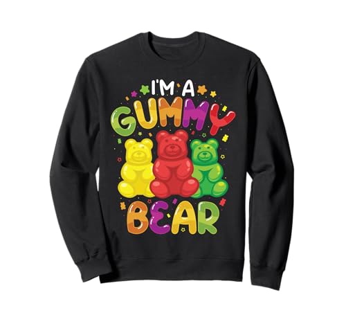 Ich bin ein Gummibärchen, lustige Süßigkeitenliebhaber, für Mädchen und Kinder Sweatshirt von Funny Gummy Bear Candy Lovers Apparel Co.