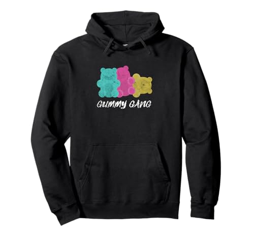 Gummibärchen für Jungen und Mädchen, Used-Look, Süßigkeitenliebhaber Pullover Hoodie von Funny Gummy Bear Design Candy Fan Gifts