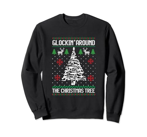 Funny Guns Ugly Christmas Sweaters for Gun Lovers Men Women Sweatshirt Funny Guns Ugly Christmas Sweaters for Gun Lovers Men Women Sweatshirt von Funny Guns Ugly Christmas Sweaters for Mens Womens
