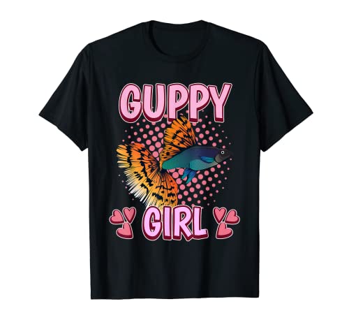 Guppy Mädchen Guppy Girl Guppys T-Shirt Guppy Mädchen Guppy Girl Guppys T-Shirt von Funny Guppy Stuff