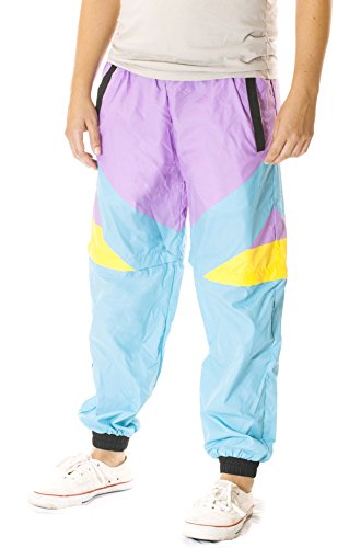 Funny Guy Mugs 80er & 90er Jahre Retro Neon Windbreaker Hose, Gnarly, Mittel Funny Guy Mugs 80er & 90er Jahre Retro Neon Windbreaker Hose, Gnarly, Mittel von Funny Guy Mugs
