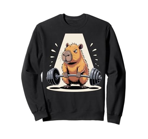 Capybara Lustiger Fitness-Capy-Liebhaber, Herren, Damen, Kinder Sweatshirt von Funny Gym Fitness for Capybara Lover