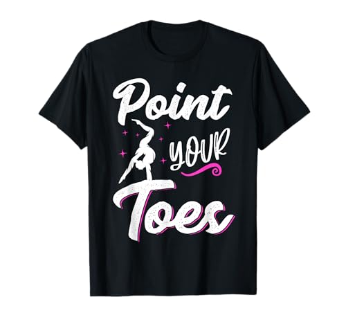 Gymnastik Mädchen Vintage Point Your Toes T-Shirt Gymnastik Mädchen Vintage Point Your Toes T-Shirt von Funny Gymnastics Gymnast CB0