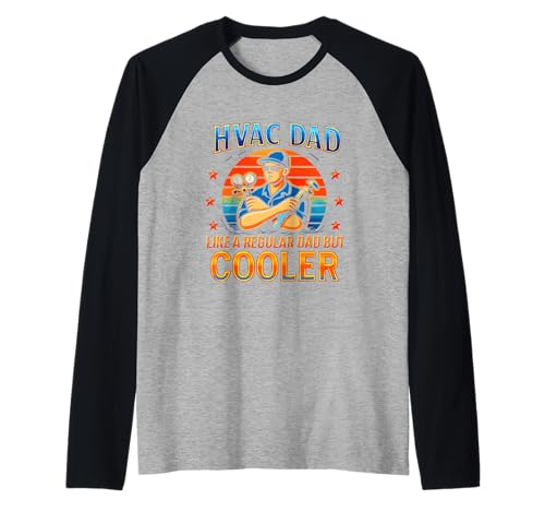 HVAC Dad But Cooler Herren Lustiger HVAC Techniker Vater Raglan HVAC Dad But Cooler Herren Lustiger HVAC Techniker Vater Raglan von Funny HVAC Technician AC Repairman Tech Apparel