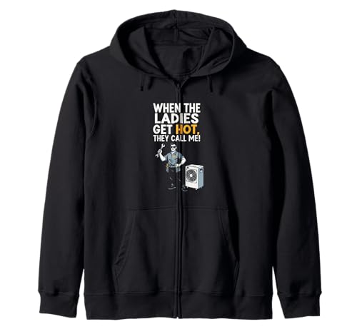 Wenn Damen heiß sind, nennen sie Mich Funny HVAC Technician Mens Dad Kapuzenjacke Wenn Damen heiß sind, nennen sie Mich Funny HVAC Technician Mens Dad Kapuzenjacke von Funny HVAC Technician AC Repairman Tech Apparel