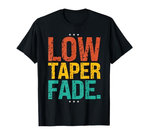 Low Taper Fade Hair Meme Retro-Vintage-Frisur für Jungen und Herren T-Shirt Low Taper Fade Hair Meme Retro-Vintage-Frisur für Jungen und Herren T-Shirt von Funny Hairstyle Lover Designs for Men and Boys