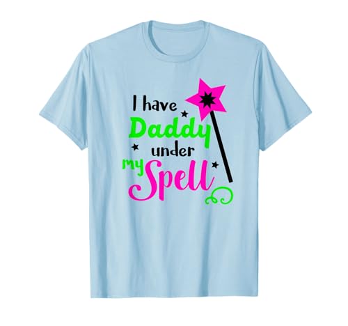 I Have Daddy Under My Spell Lustiges Halloween Kleinkind Mädchen Kind T-Shirt von Funny Halloween Apparel Girls Boys Kids