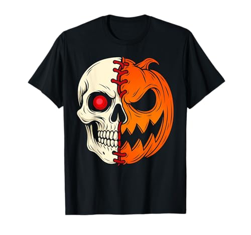 Halloween Baseballspieler Kürbis Schädel Skelett Gruselige Kinder T-Shirt Halloween Baseballspieler Kürbis Schädel Skelett Gruselige Kinder T-Shirt von Funny Halloween Baseball Player Pumpkin Skeleton