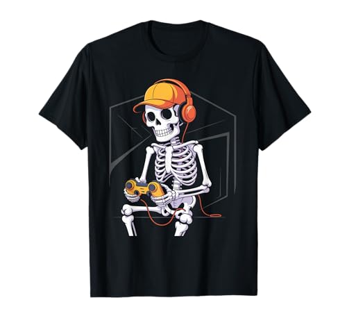Lustiges Halloween Skelett Gamer Video Gaming Jungen Herren Kinder T-Shirt Lustiges Halloween Skelett Gamer Video Gaming Jungen Herren Kinder T-Shirt von Funny Halloween Boys Skeleton Gamers US