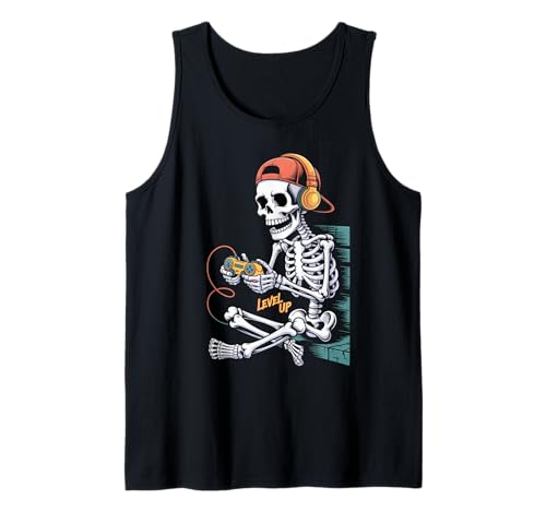 Lustiges Halloween Skelett Gamer Video Gaming Jungen Herren Kinder Tank Top Lustiges Halloween Skelett Gamer Video Gaming Jungen Herren Kinder Tank Top von Funny Halloween Boys Skeleton Gamers US