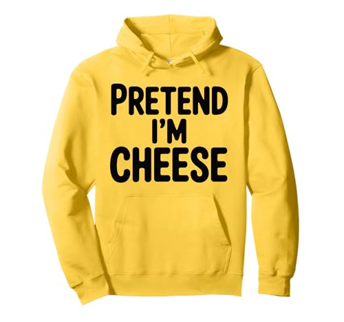 Lustiger Käseliebhaber für Faule Halloween-Kinder, tu so, als wäre ich Käse Pullover Hoodie Lustiger Käseliebhaber für Faule Halloween-Kinder, tu so, als wäre ich Käse Pullover Hoodie von Funny Halloween Cheese Lover Costume Gifts Idea