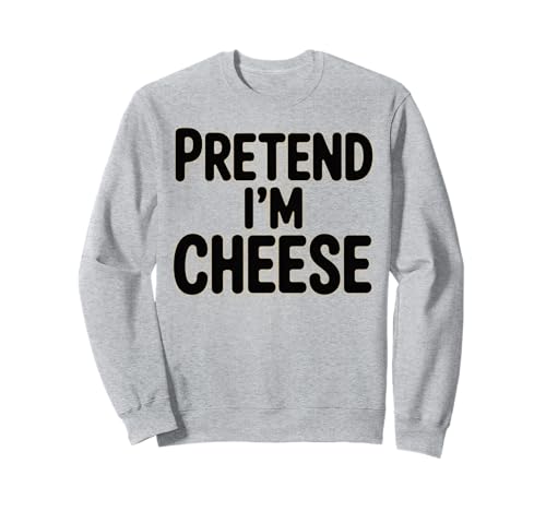Lustiger Käseliebhaber für Faule Halloween-Kinder, tu so, als wäre ich Käse Sweatshirt Lustiger Käseliebhaber für Faule Halloween-Kinder, tu so, als wäre ich Käse Sweatshirt von Funny Halloween Cheese Lover Costume Gifts Idea