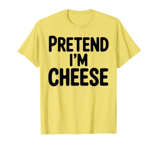 Lustiger Käseliebhaber für Faule Halloween-Kinder, tu so, als wäre ich Käse T-Shirt Lustiger Käseliebhaber für Faule Halloween-Kinder, tu so, als wäre ich Käse T-Shirt von Funny Halloween Cheese Lover Costume Gifts Idea