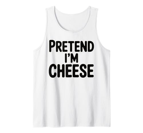 Lustiger Käseliebhaber für Faule Halloween-Kinder, tu so, als wäre ich Käse Tank Top Lustiger Käseliebhaber für Faule Halloween-Kinder, tu so, als wäre ich Käse Tank Top von Funny Halloween Cheese Lover Costume Gifts Idea
