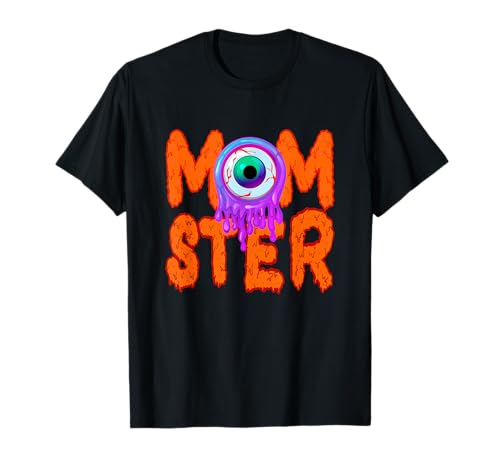 Momster Halloween Kostüm Lustiger Schleim Mama Monster T-Shirt Momster Halloween Kostüm Lustiger Schleim Mama Monster T-Shirt von Funny Halloween Costume 2021 Men Women Girls Kids