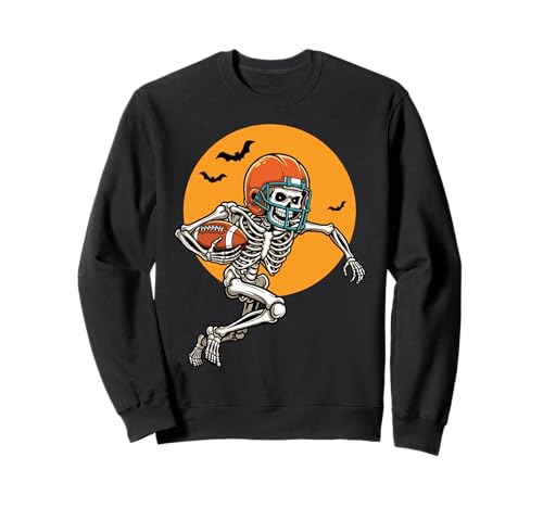 Skelett American Football Halloween Kostüm Herren Jungen Kinder Sweatshirt Skelett American Football Halloween Kostüm Herren Jungen Kinder Sweatshirt von Funny Halloween Costume Gifts shirts