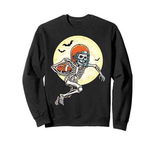Skelett American Football Halloween Kostüm Herren Jungen Kinder Sweatshirt Skelett American Football Halloween Kostüm Herren Jungen Kinder Sweatshirt von Funny Halloween Costume Gifts shirts
