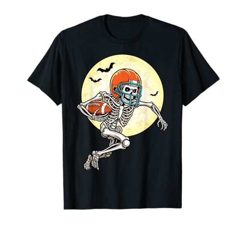 Skelett American Football Halloween Kostüm Herren Jungen Kinder T-Shirt Skelett American Football Halloween Kostüm Herren Jungen Kinder T-Shirt von Funny Halloween Costume Gifts shirts