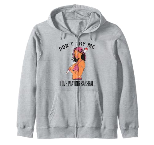 Versuche Mich Nicht, ich Liebe es, Hood Baseball zu Spielen Melanin Black Girl Kapuzenjacke Versuche Mich Nicht, ich Liebe es, Hood Baseball zu Spielen Melanin Black Girl Kapuzenjacke von Funny Halloween Costume Hood Baseball Bat Fun Gift
