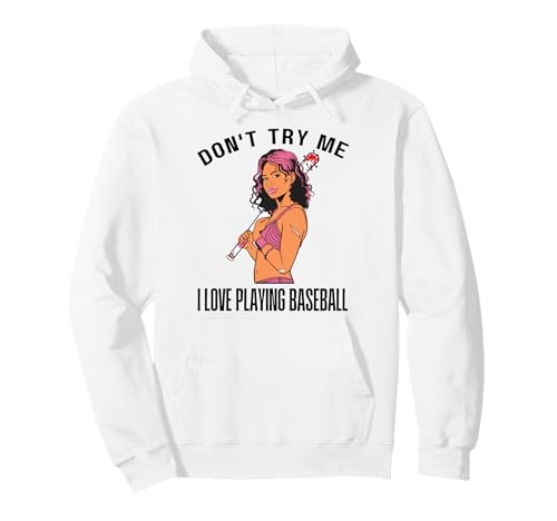 Versuche Mich Nicht, ich Liebe es, Hood Baseball zu Spielen Melanin Black Girl Pullover Hoodie Versuche Mich Nicht, ich Liebe es, Hood Baseball zu Spielen Melanin Black Girl Pullover Hoodie von Funny Halloween Costume Hood Baseball Bat Fun Gift