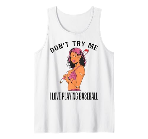 Versuche Mich Nicht, ich Liebe es, Hood Baseball zu Spielen Melanin Black Girl Tank Top Versuche Mich Nicht, ich Liebe es, Hood Baseball zu Spielen Melanin Black Girl Tank Top von Funny Halloween Costume Hood Baseball Bat Fun Gift
