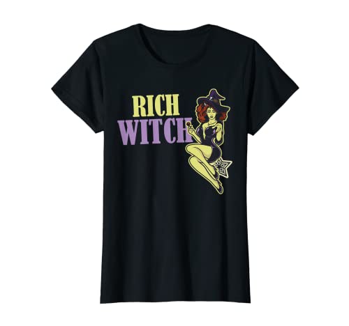 Damen Rich Wich T-Shirt als lustiges Halloween Kostüm für Frau T-Shirt Damen Rich Wich T-Shirt als lustiges Halloween Kostüm für Frau T-Shirt von Funny Halloween Costume for Woman Tshirt