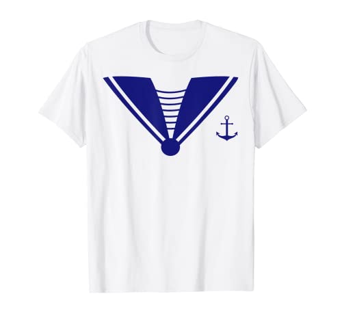Seemann Kostüm Lustiges Halloween Seemann Kostüm für Damen Herren T-Shirt Seemann Kostüm Lustiges Halloween Seemann Kostüm für Damen Herren T-Shirt von Funny Halloween Costumes for Sailors Co.