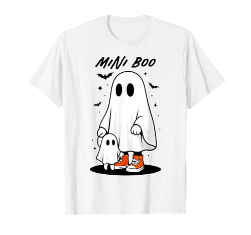Lustiger Halloween-Geist Mini Me Boo Kinder Mama Papa Eltern Familie T-Shirt Lustiger Halloween-Geist Mini Me Boo Kinder Mama Papa Eltern Familie T-Shirt von Funny Halloween Ghost Tees NYC