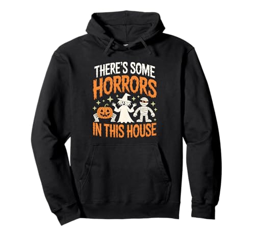 In diesem Haus gibt es einige Schrecken, gruselige Halloween-Frauen, Männer Pullover Hoodie In diesem Haus gibt es einige Schrecken, gruselige Halloween-Frauen, Männer Pullover Hoodie von Funny Halloween Horror Spooky Scary Boys Girls
