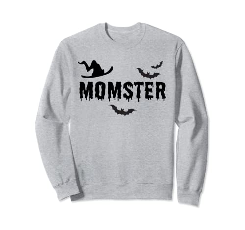 Damen Momster Monster Halloween Sweatshirt Damen Momster Monster Halloween Sweatshirt von Funny Halloween Ideas
