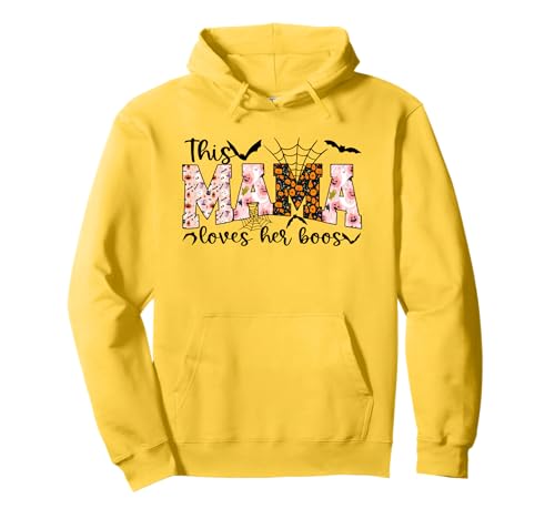 Diese Mama liebt ihre Stiefel, Mama Halloween Pullover Hoodie Diese Mama liebt ihre Stiefel, Mama Halloween Pullover Hoodie von Funny Halloween Mama Halloween