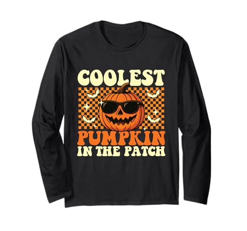 Coolest Pumpkin In The Patch - Gruseliges Halloween-Kostüm Langarmshirt von Funny Halloween Merch