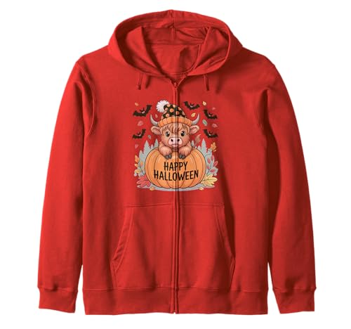 Howdy Halloween Lustiges Hochlandkuh Gruselsaison Herren Damen Kapuzenjacke Howdy Halloween Lustiges Hochlandkuh Gruselsaison Herren Damen Kapuzenjacke von Funny Halloween Party Pumpkin Trick or Treat Gift