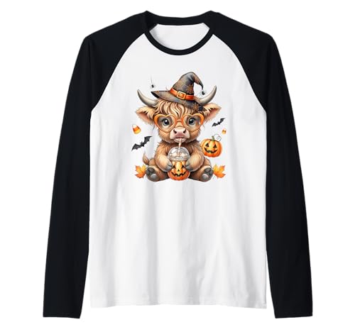 Howdy Halloween Lustiges Hochlandkuh Gruselsaison Herren Damen Raglan Howdy Halloween Lustiges Hochlandkuh Gruselsaison Herren Damen Raglan von Funny Halloween Party Pumpkin Trick or Treat Gift